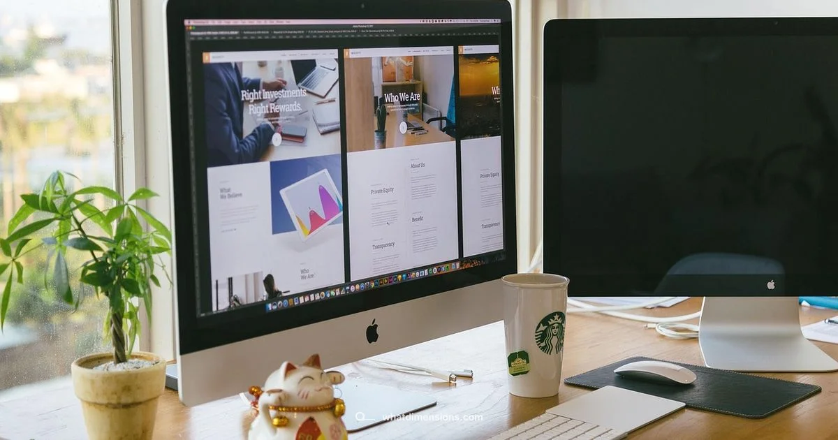 Gaming Monitor Specs - What Dimensions