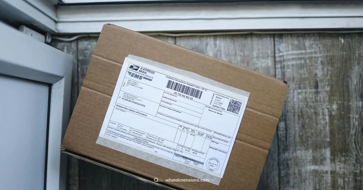 Small Flat Rate Box - What Dimensions