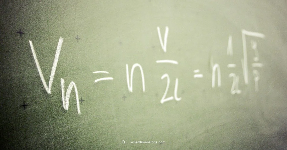 Pressure Formula - What Dimensions