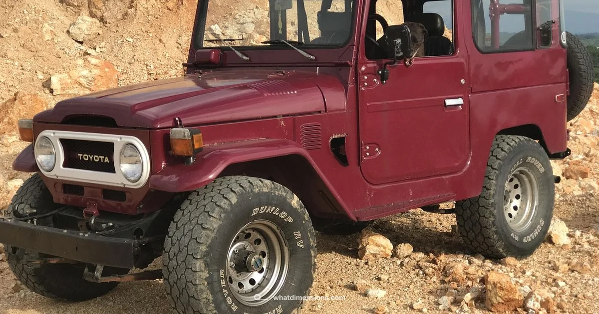 Land Cruiser Dimensions - What Dimensions