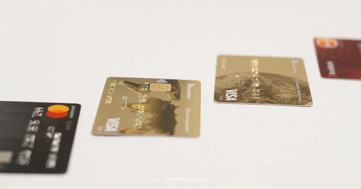 Card dimensions overview - What Dimensions