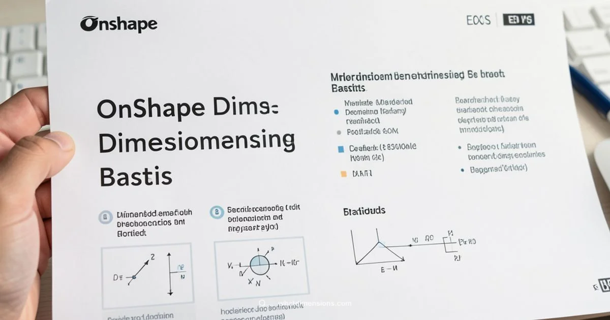 Dimension in Onshape - What Dimensions