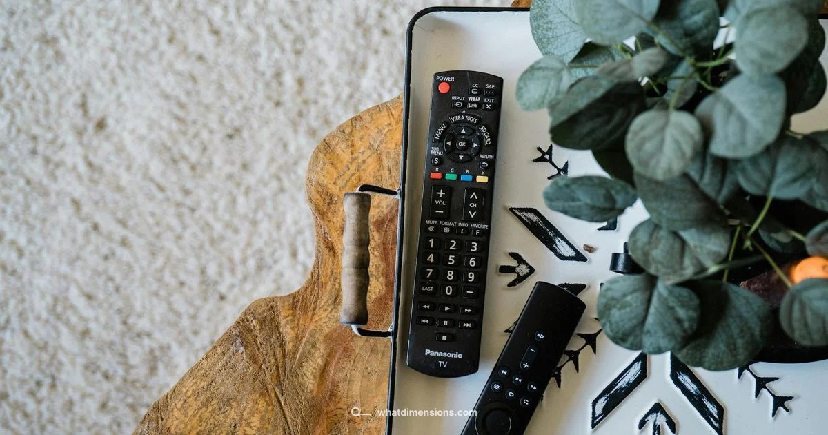 Xfinity Remote Size Guide - What Dimensions