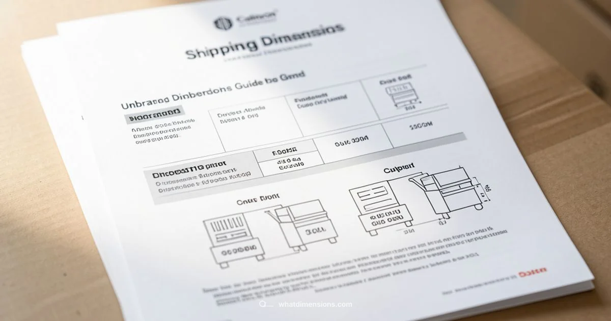 Shipping Dimensions Guide - What Dimensions