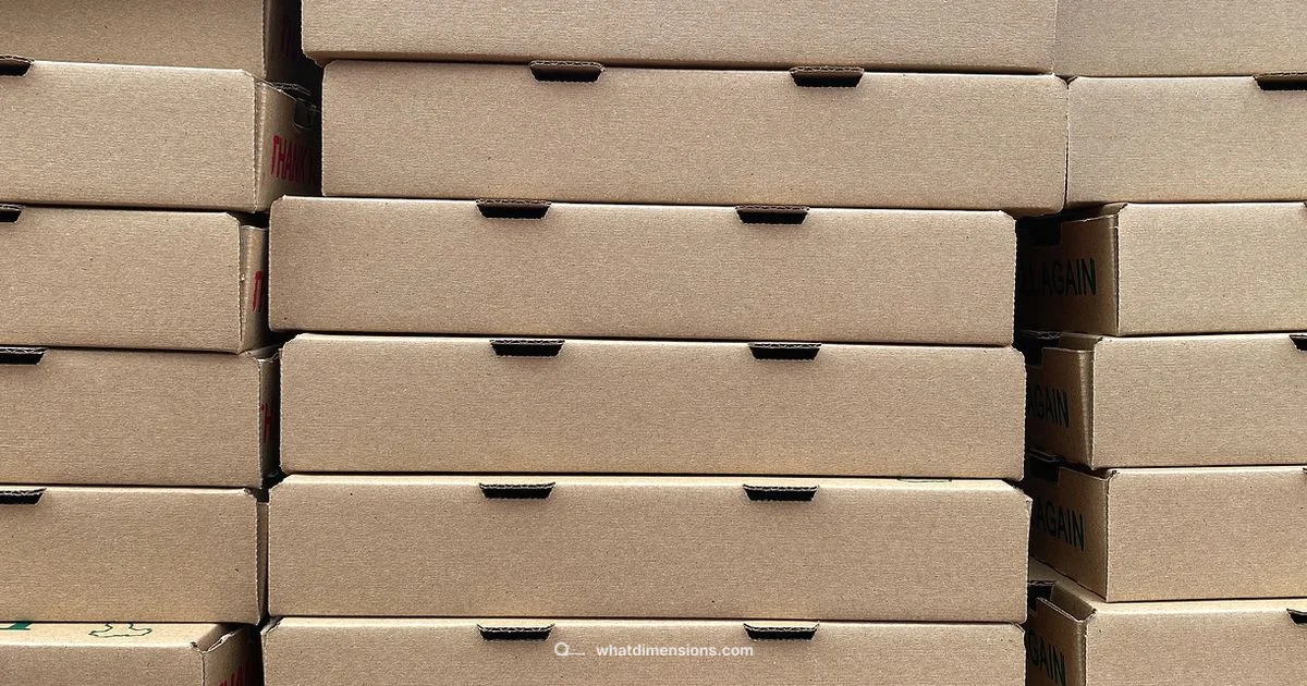 Pizza Box Dimensions - What Dimensions