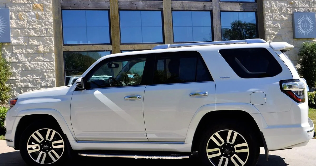 4Runner Dimensions - What Dimensions