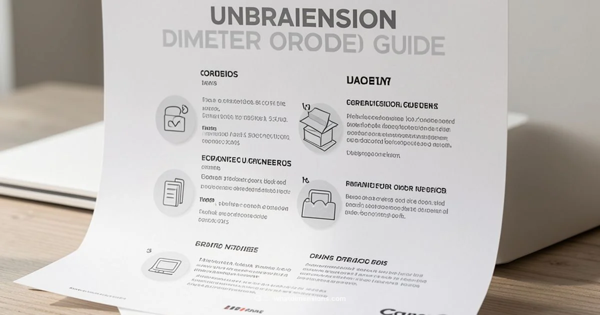 Dimension Order Dimension Order - What Dimensions