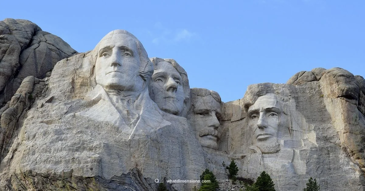 Mount Rushmore Dimensions - What Dimensions