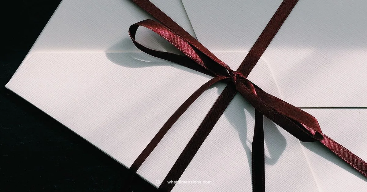 Number 10 Envelope - What Dimensions