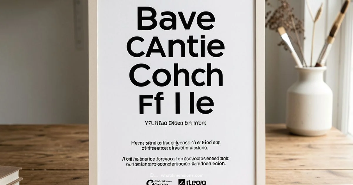 Poster Sizing Guide - What Dimensions