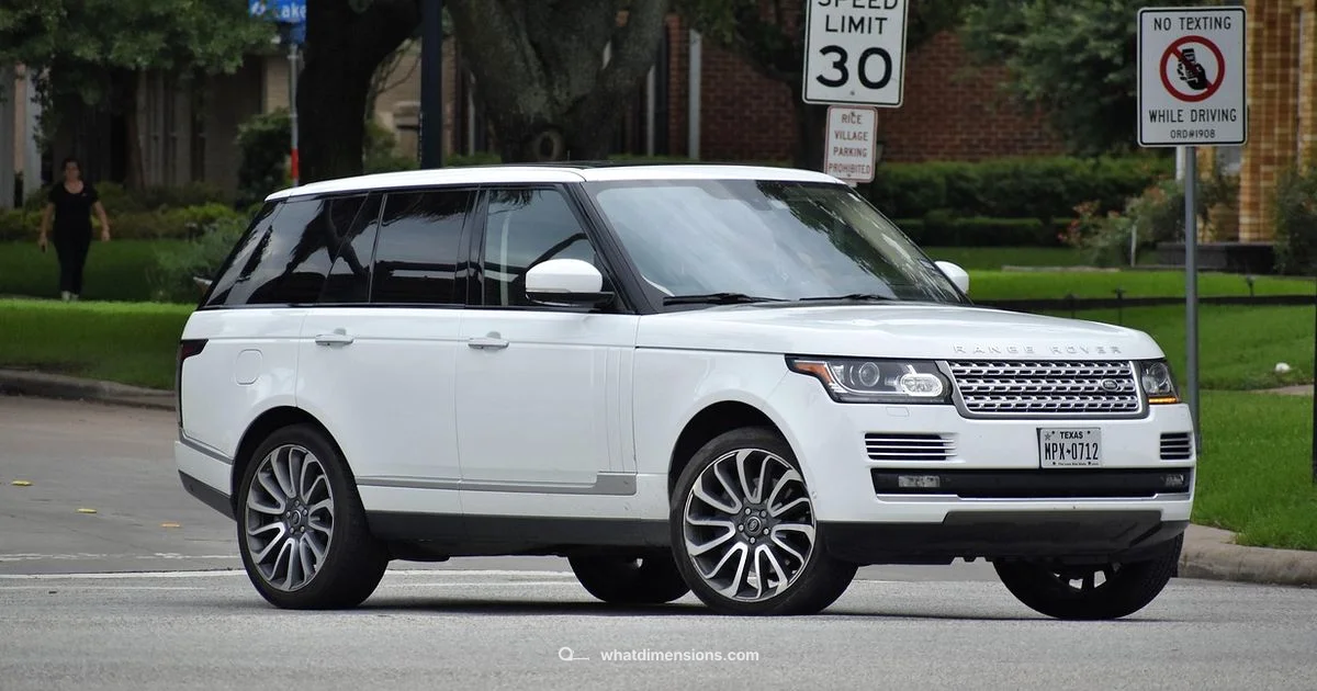 Range Rover Dimensions - What Dimensions
