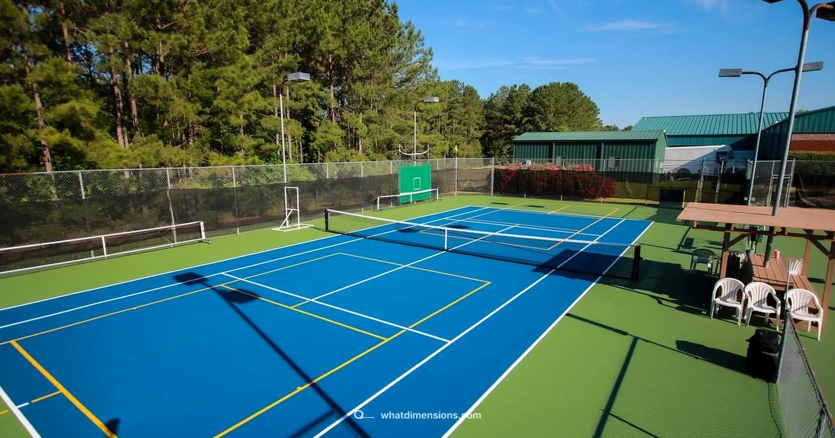 Pickleball Court Dimensions - What Dimensions