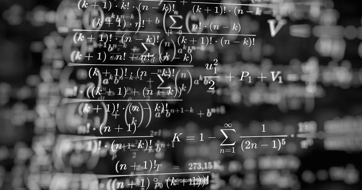 Dimensions in Math - What Dimensions