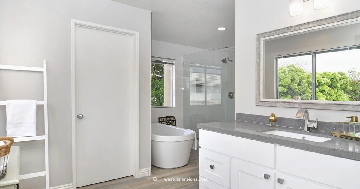 Master Bath Size Guide - What Dimensions