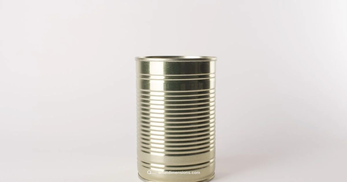 Tin Size Guide - What Dimensions