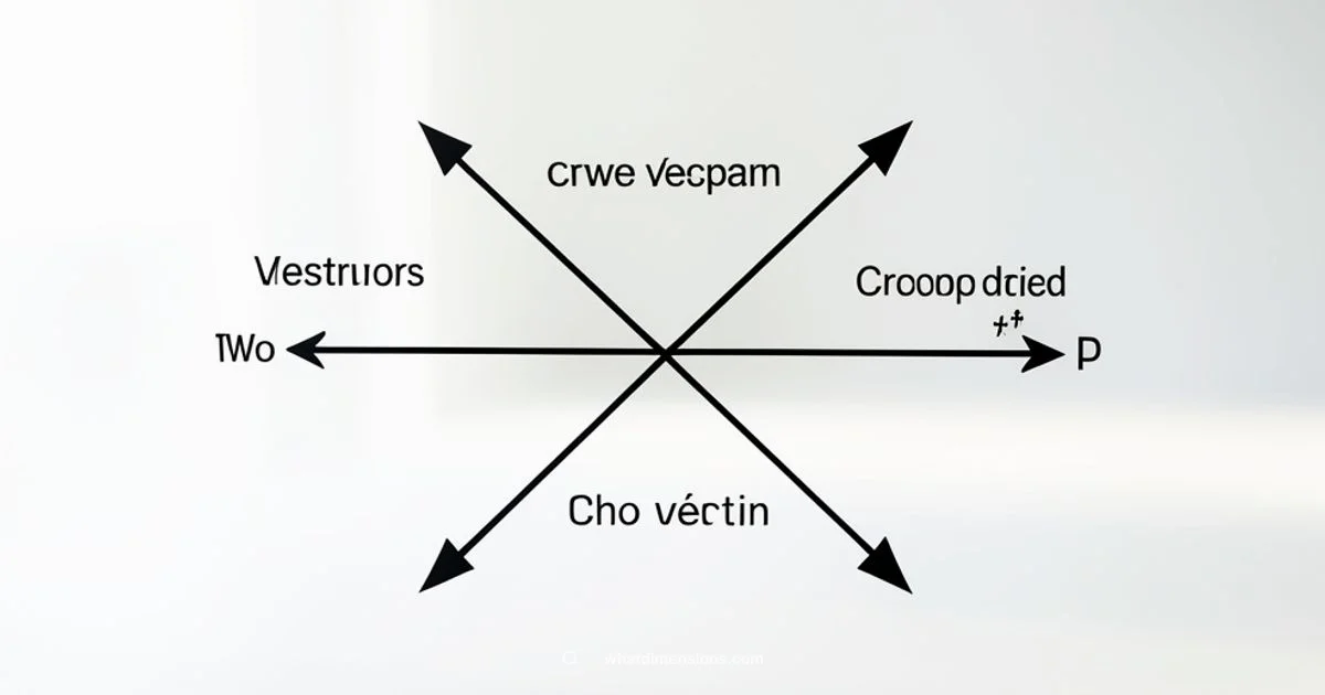 2D Cross Product - What Dimensions