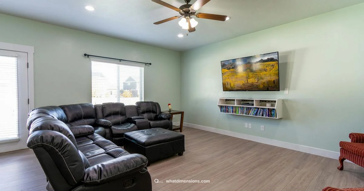 45-Inch TV Footprint - What Dimensions