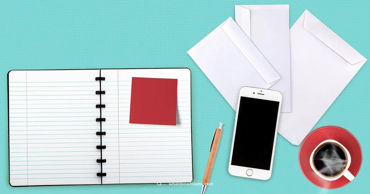 Sticky Note Basics - What Dimensions