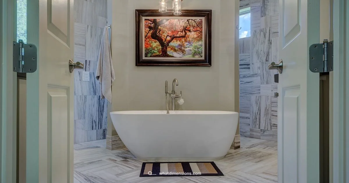 Tub Shower Sizing - What Dimensions