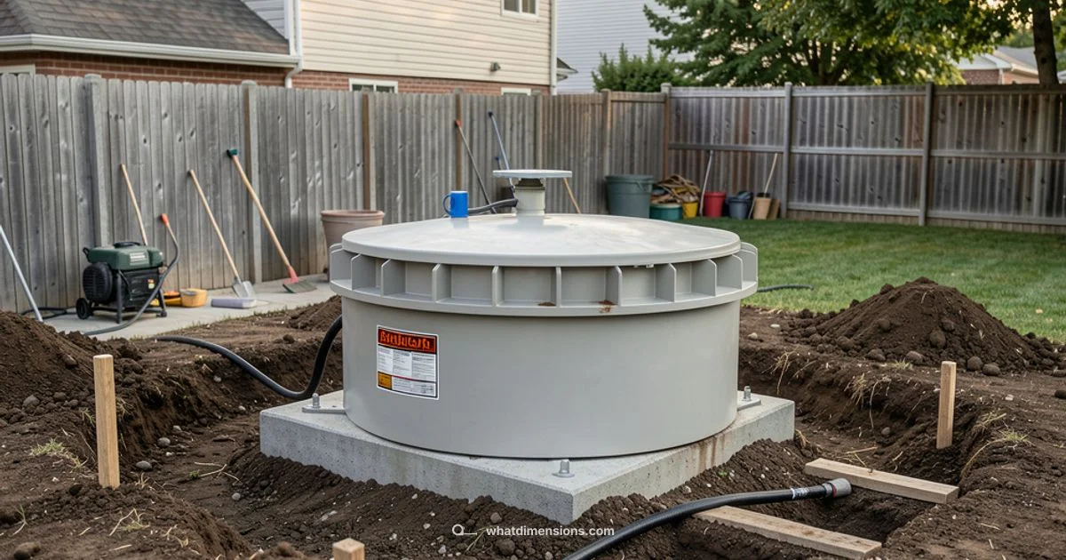 Septic Tank Sizing Guide Septic Tank Sizing Guide - What Dimensions