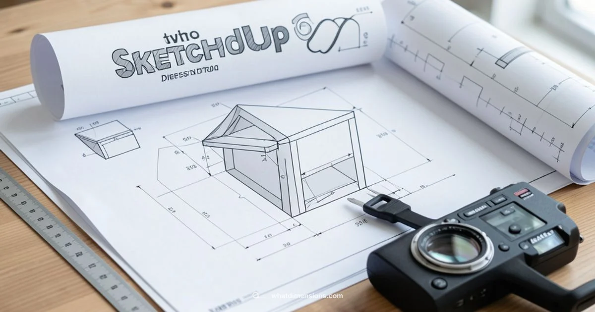 SketchUp Dimensions Tool - What Dimensions