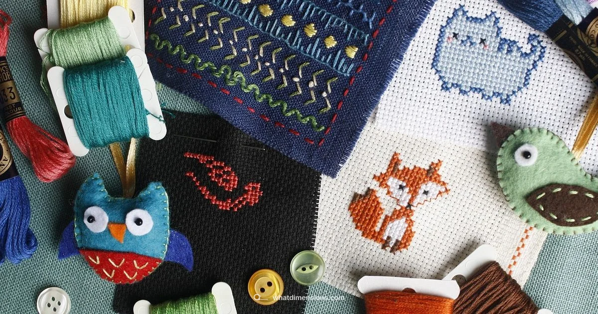 Beginner Cross Stitch Kits - What Dimensions