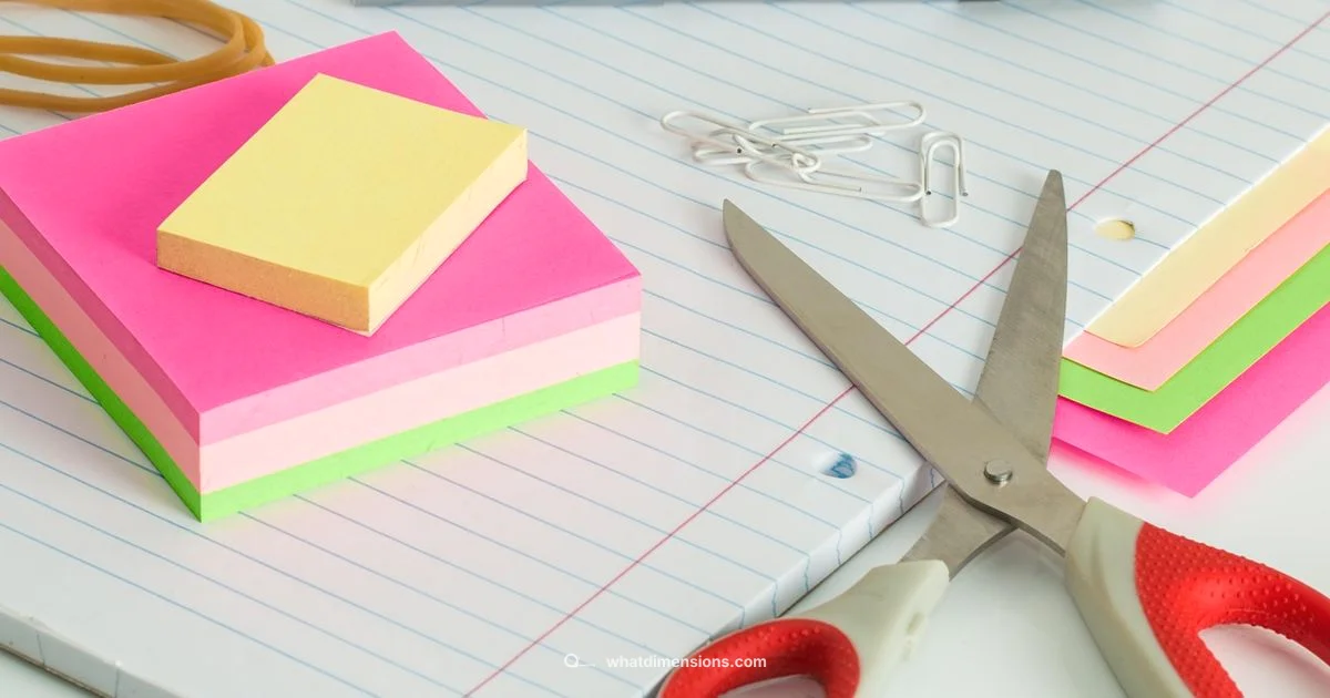 Post-it Size Guide - What Dimensions